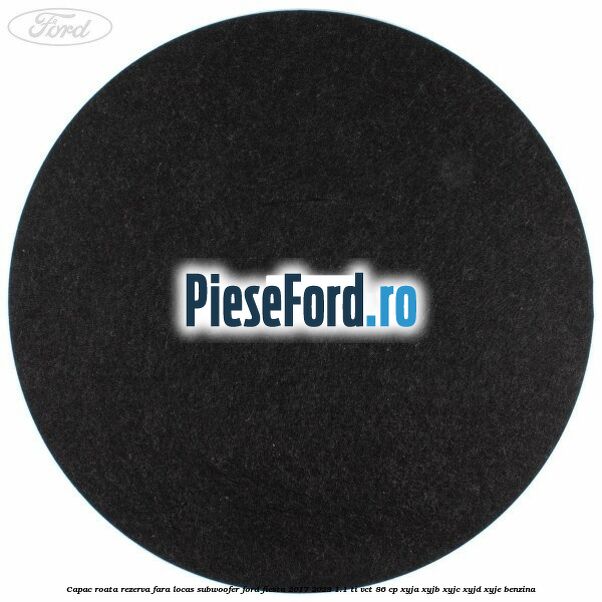 Capac roata rezerva fara locas subwoofer Ford Fiesta 2017-2023 1.1 Ti-VCT 86 cp XYJA, XYJB, XYJC, XYJD, XYJE benzina
