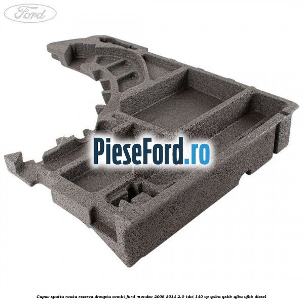 Capac spatiu roata rezerva dreapta combi Ford Mondeo 2008-2014 2.0 TDCi 140 cp