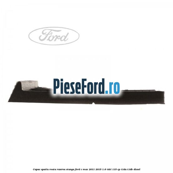 Capac spatiu roata rezerva, stanga Ford C-Max 2011-2015 1.6 TDCi 115 cp T1DA, T1DB diesel