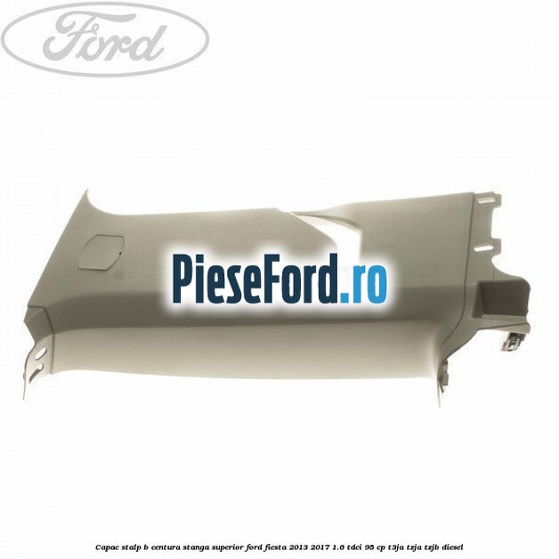 Capac stalp B centura stanga superior Ford Fiesta 2013-2017 1.6 TDCi 95 cp T3JA, TZJA, TZJB diesel