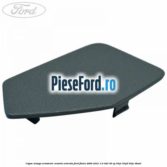 Capac stanga ornament consola centrala Ford Fiesta 2008-2012 1.6 TDCi 90 cp HHJC, HHJD, HHJE diesel