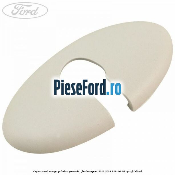 Capac surub stanga prindere parasolar Ford EcoSport 2013-2018 1.5 TDCi 95 cp XVJD diesel