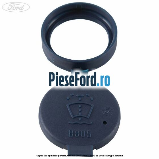 Capac vas spalator parbriz Ford Ka 2009-2016 1.2 69 cp 169A4000, FP4 benzina