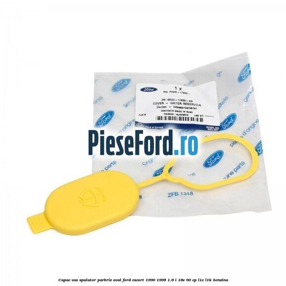 Capac vas spalator parbriz oval Ford Escort 1990-1995 1.6 i 16V 90 cp L1E, L1K benzina