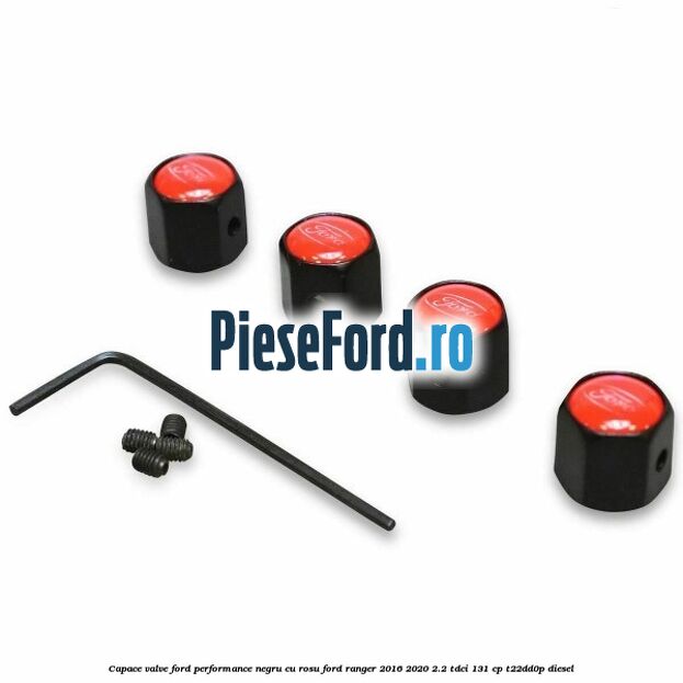 Capace valve Ford Performance negru cu rosu Ford Ranger 2016-2020 2.2 TDCi 131 cp T22DD0P diesel