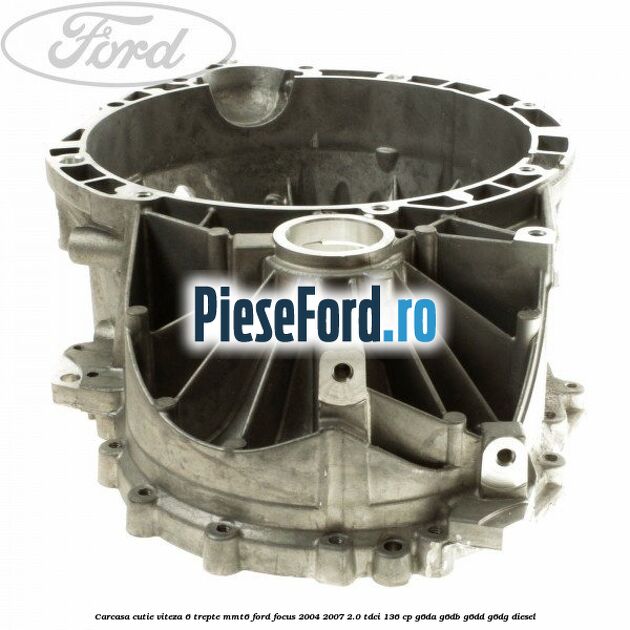 Carcasa cutie viteza 6 trepte MMT6 Ford Focus 2004-2007 2.0 TDCi 136 cp G6DA, G6DB, G6DD, G6DG diesel