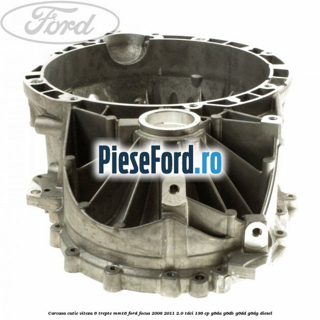 Carcasa cutie viteza 6 trepte MMT6 Ford Focus 2008-2011 2.0 TDCi 136 cp G6DA, G6DB, G6DD, G6DG diesel