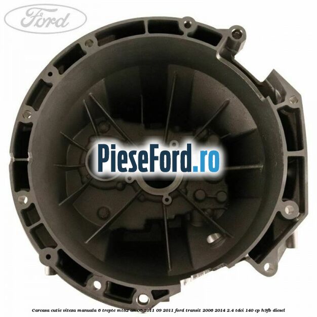 Carcasa cutie viteza manuala 6 trepte MT82 an 06/2011-09/2011 Ford Transit 2006-2014 2.4 TDCi 140 cp H9FB diesel