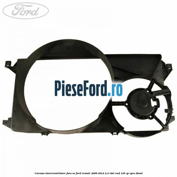 Carcasa electroventilator fara AC Ford Transit 2006-2014 2.2 TDCi RWD 125 cp CYRA diesel