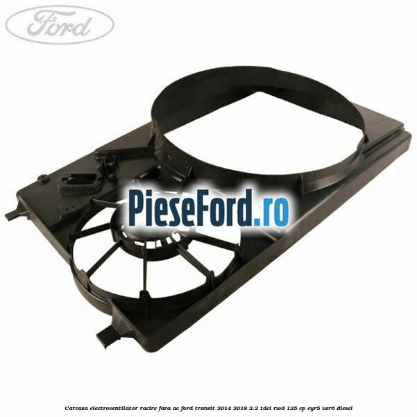Carcasa electroventilator racire fara AC Ford Transit 2014-2018 2.2 TDCi RWD 125 cp CYR5, USR6 diesel