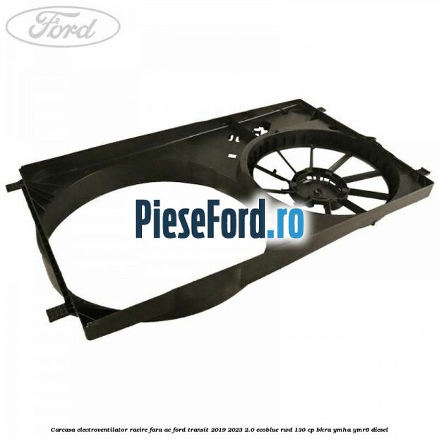 Carcasa electroventilator racire fara AC Ford Transit 2019-2023 2.0 EcoBlue RWD 130 cp BKRA, YMHA, YMR6 diesel