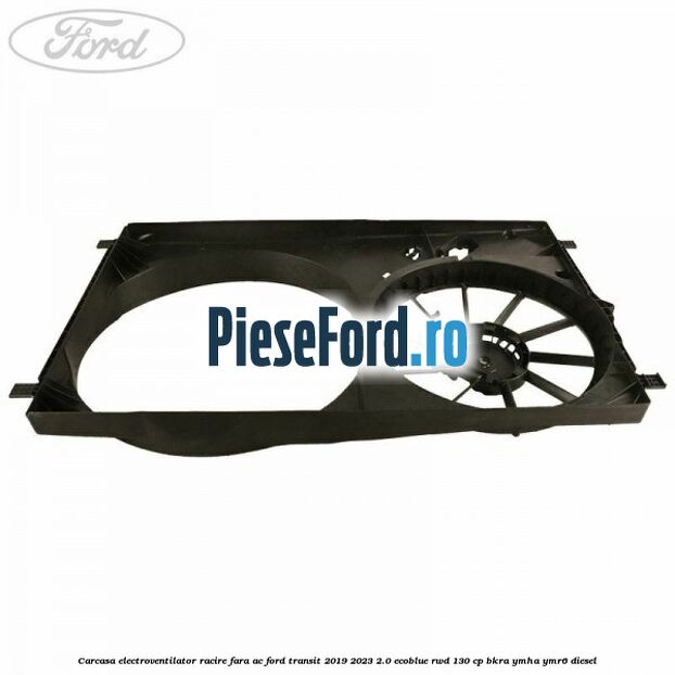 Carcasa electroventilator racire fara AC Ford Transit 2019-2023 2.0 EcoBlue RWD 130 cp BKRA, YMHA, YMR6 diesel