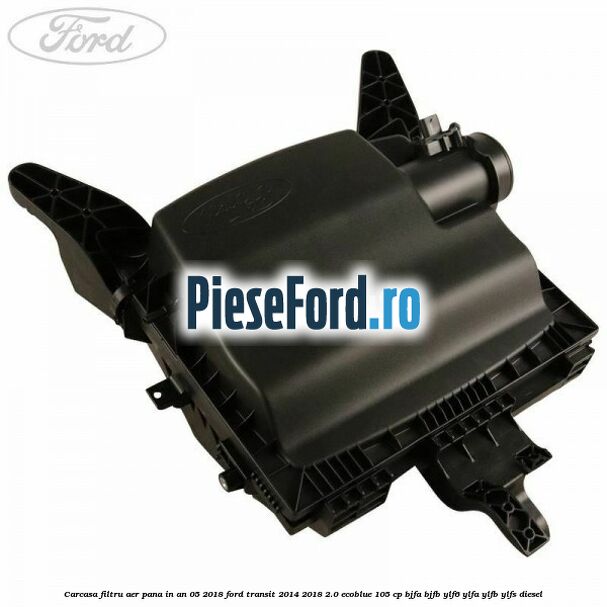 Carcasa filtru aer pana in an 05/2018 Ford Transit 2014-2018 2.0 EcoBlue 105 cp BJFA, BJFB, YLF6, YLFA, YLFB, YLFS diesel