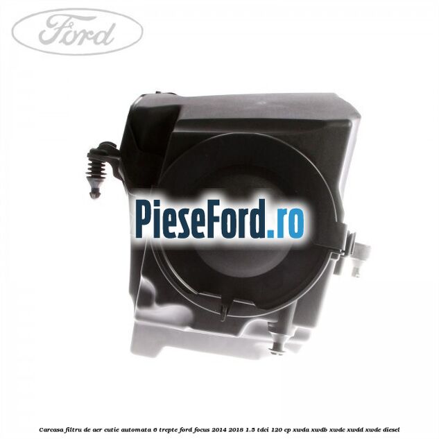 Carcasa filtru de aer cutie automata 6 trepte Ford Focus 2014-2018 1.5 TDCi 120 cp XWDA, XWDB, XWDC, XWDD, XWDE diesel