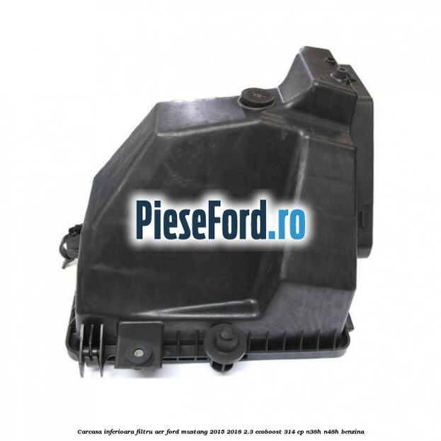 Carcasa inferioara filtru aer Ford Mustang 2015-2018 2.3 EcoBoost 314 cp N38H, N48H benzina