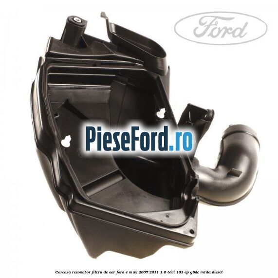 Carcasa rezonator filtru de aer Ford C-Max 2007-2011 1.6 TDCi 101 cp Carcasa rezonator filtru de aer Ford C-Max 2007-2011 1.6 TDCi 101 cp G8DC, MTDA diesel