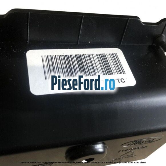 Carcasa scrumiera consola spate culoare biscuit Ford Mondeo 2008-2014 1.6 TDCi 115 cp T1BA, T1BB, T1BC diesel