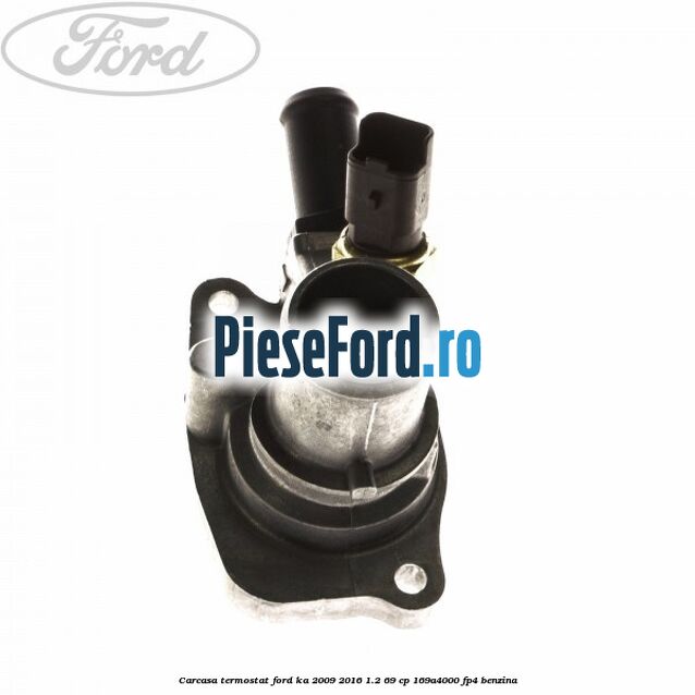 Carcasa termostat Ford Ka 2009-2016 1.2 69 cp 169A4000, FP4 benzina