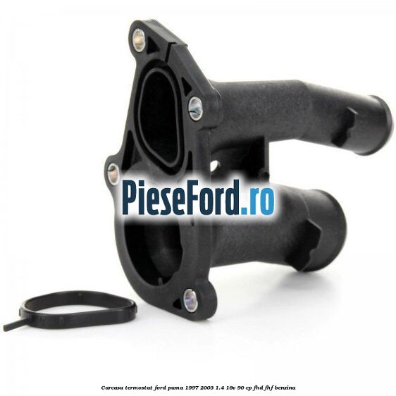 Carcasa termostat Ford Puma 1997-2003 1.4 16V 90 cp FHD, FHF benzina