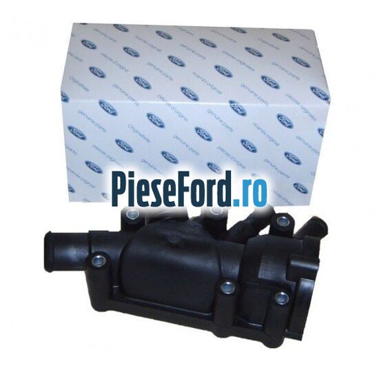 Carcasa termostat pe bloc motor Ford Ka 1996-2008 1.3 i 60 cp Carcasa termostat pe bloc motor Ford Ka 1996-2008 1.3 i 60 cp BAA, J4D, J4K, J4M, J4N, J4P, J4S benzina