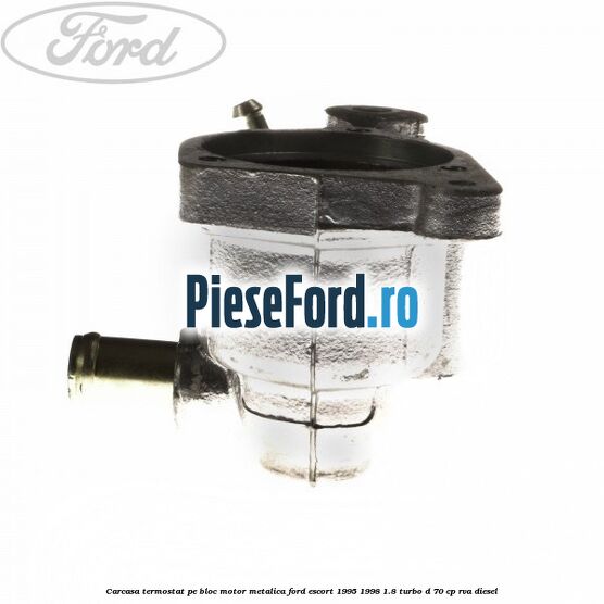 Carcasa termostat pe bloc motor, metalica Ford Escort 1995-1998 1.8 Turbo D 70 cp RVA diesel