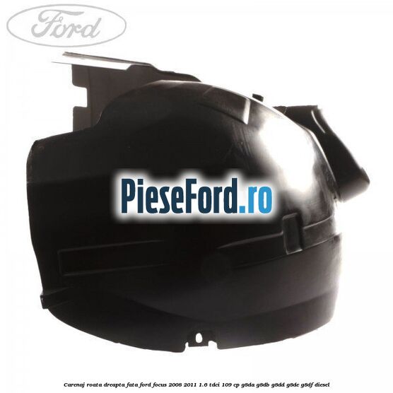 Carenaj roata dreapta fata Ford Focus 2008-2011 1.6 TDCi 109 cp G8DA, G8DB, G8DD, G8DE, G8DF diesel