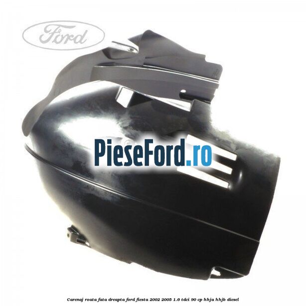 Carenaj roata fata dreapta Ford Fiesta 2002-2005 1.6 TDCi 90 cp HHJA, HHJB diesel
