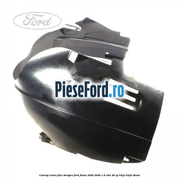 Carenaj roata fata dreapta Ford Fiesta 2005-2008 1.6 TDCi 90 cp HHJA, HHJB diesel