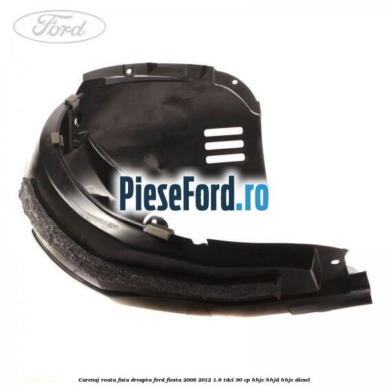 Carenaj roata fata dreapta Ford Fiesta 2008-2012 1.6 TDCi 90 cp HHJC, HHJD, HHJE diesel