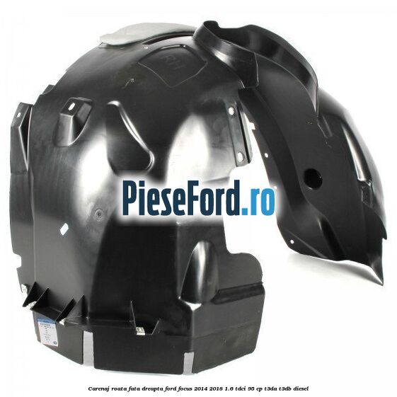Carenaj roata fata dreapta Ford Focus 2014-2018 1.6 TDCi 95 cp T3DA, T3DB diesel