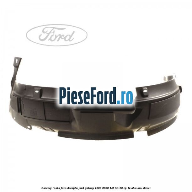 Carenaj roata fata dreapta Ford Galaxy 2000-2006 1.9 TDI 90 cp 1Z, AHU, ANU diesel