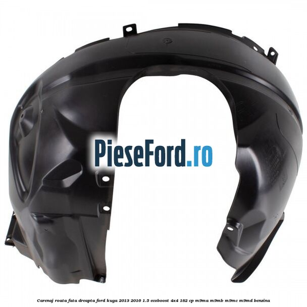 Carenaj roata fata dreapta Ford Kuga 2013-2016 1.5 EcoBoost 4x4 182 cp M9MA, M9MB, M9MC, M9MD benzina
