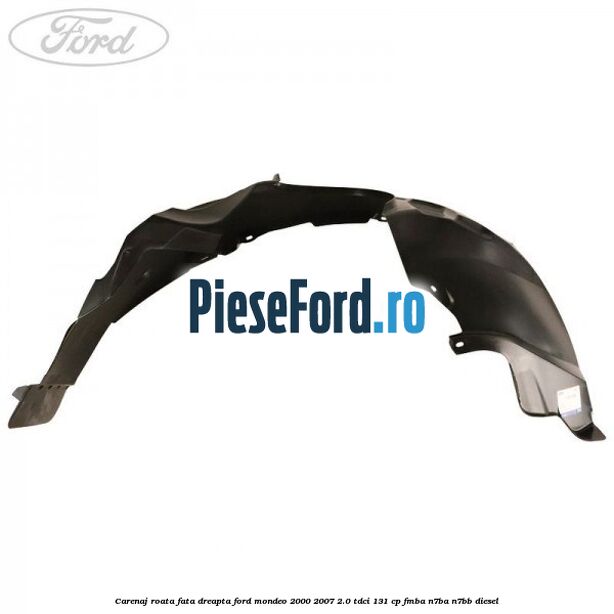 Carenaj roata fata dreapta Ford Mondeo 2000-2007 2.0 TDCi 131 cp FMBA, N7BA, N7BB diesel