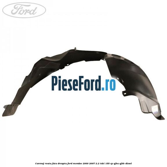 Carenaj roata fata dreapta Ford Mondeo 2000-2007 2.2 TDCi 155 cp QJBA, QJBB diesel