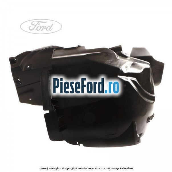 Carenaj roata fata dreapta Ford Mondeo 2008-2014 2.2 TDCi 200 cp KNBA diesel