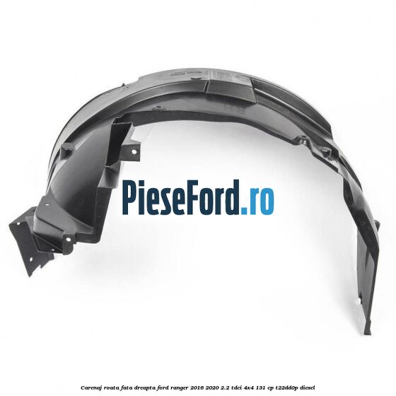 Carenaj roata fata dreapta Ford Ranger 2016-2020 2.2 TDCi 4x4 131 cp T22DD0P diesel
