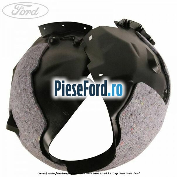 Carenaj roata fata dreapta Ford S-Max 2007-2014 1.6 TDCi 115 cp T1WA, T1WB diesel