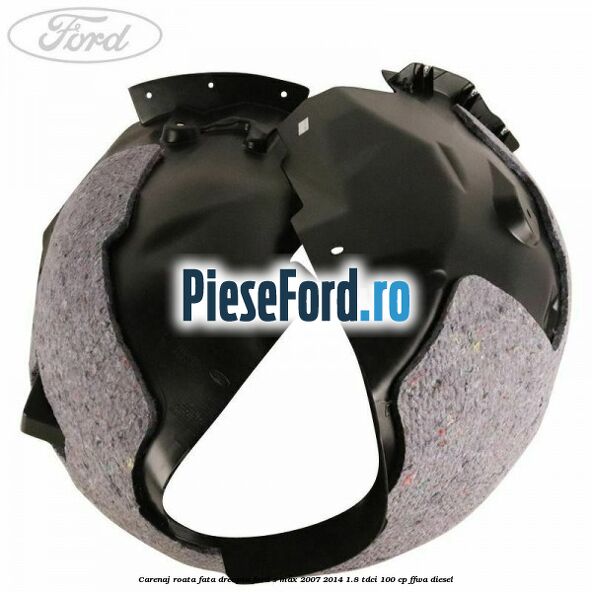 Carenaj roata fata dreapta Ford S-Max 2007-2014 1.8 TDCi 100 cp FFWA diesel