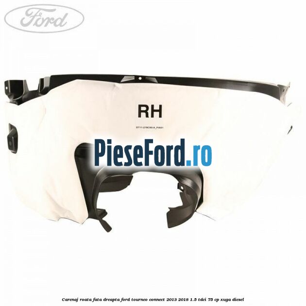Carenaj roata fata dreapta Ford Tourneo Connect 2013-2018 1.5 TDCi 75 cp XUGA diesel