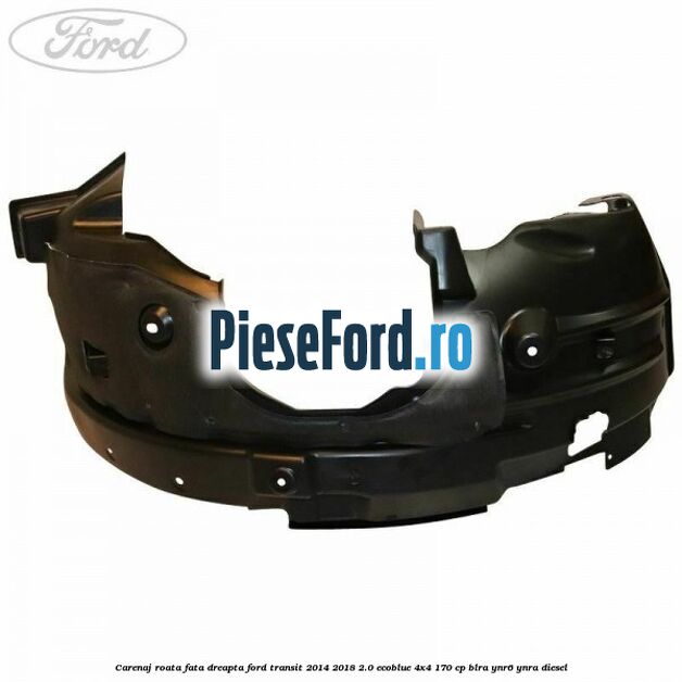 Carenaj roata fata dreapta Ford Transit 2014-2018 2.0 EcoBlue 4x4 170 cp Carenaj roata fata dreapta Ford Transit 2014-2018 2.0 EcoBlue 4x4 170 cp BLRA, YNR6, YNRA diesel