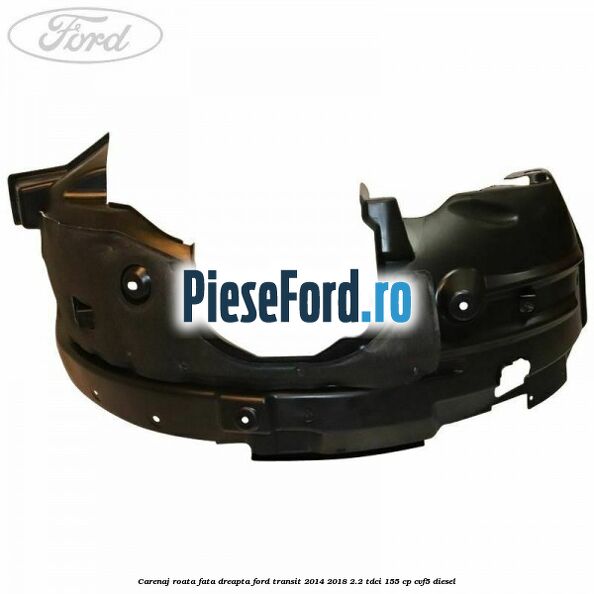 Carenaj roata fata dreapta Ford Transit 2014-2018 2.2 TDCi 155 cp CVF5 diesel