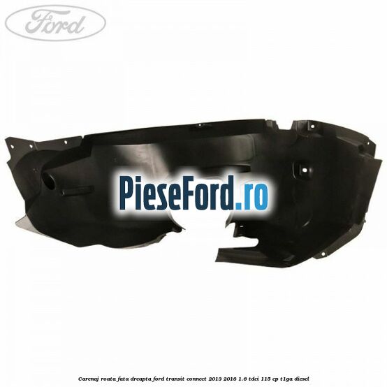 Carenaj roata fata dreapta Ford Transit Connect 2013-2018 1.6 TDCi 115 cp T1GA diesel