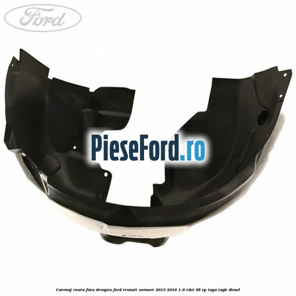 Carenaj roata fata dreapta Ford Transit Connect 2013-2018 1.6 TDCi 95 cp TZGA, TZGB diesel