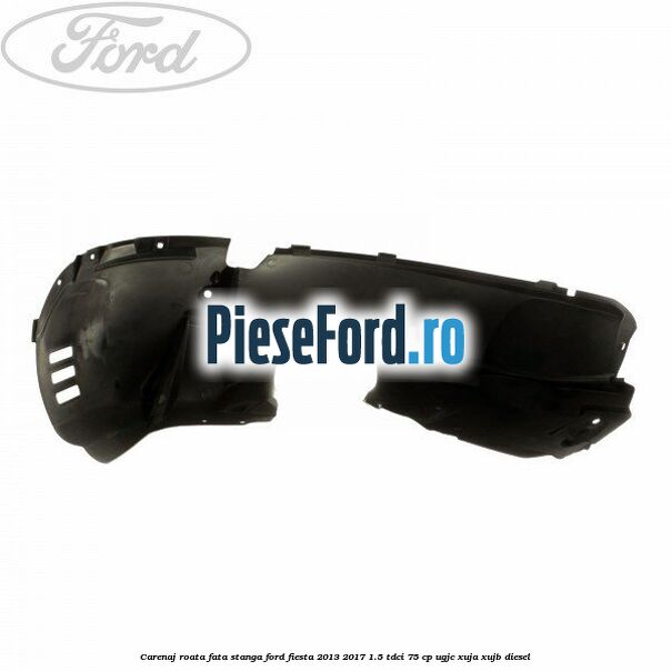 Carenaj roata fata stanga Ford Fiesta 2013-2017 1.5 TDCi 75 cp UGJC, XUJA, XUJB diesel