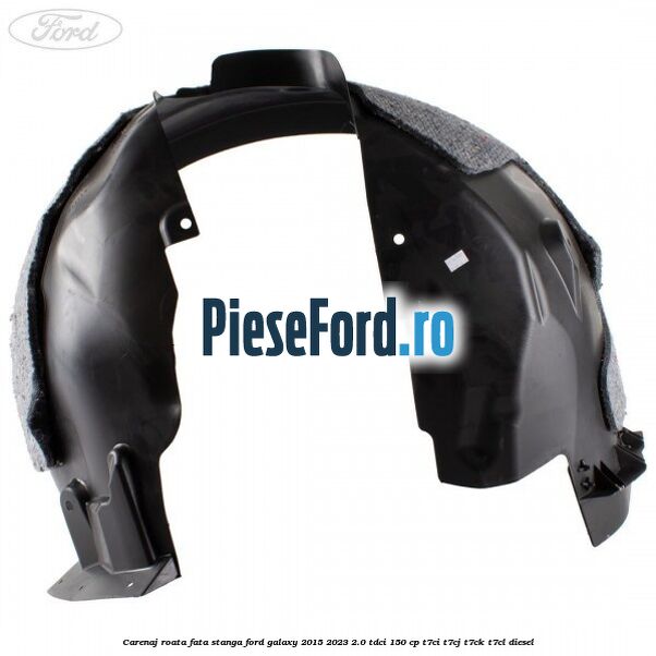 Carenaj roata fata stanga Ford Galaxy 2015-2023 2.0 TDCi 150 cp T7CI, T7CJ, T7CK, T7CL diesel