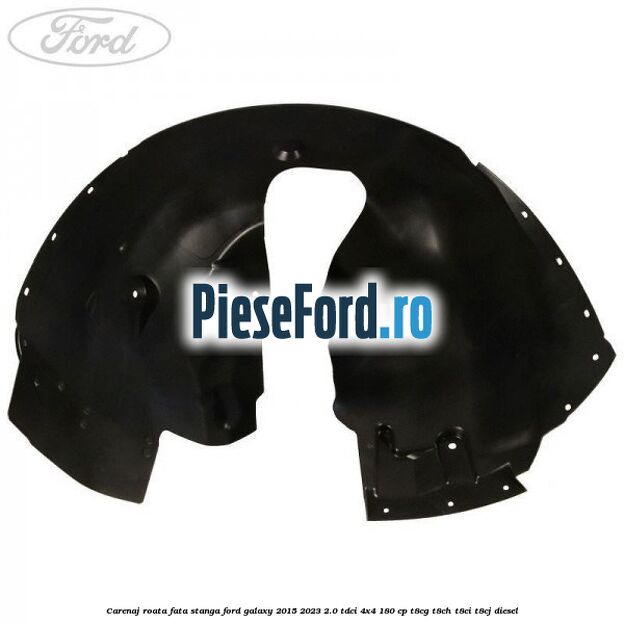 Carenaj roata fata stanga Ford Galaxy 2015-2023 2.0 TDCi 4x4 180 cp T8CG, T8CH, T8CI, T8CJ diesel