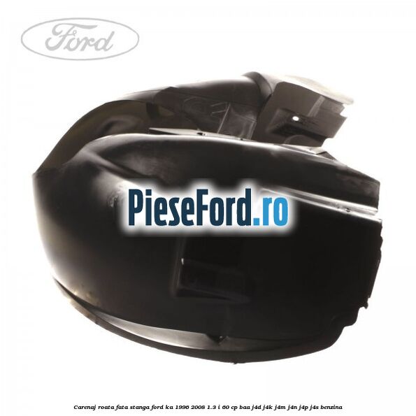 Carenaj roata fata stanga Ford Ka 1996-2008 1.3 i 60 cp BAA, J4D, J4K, J4M, J4N, J4P, J4S benzina