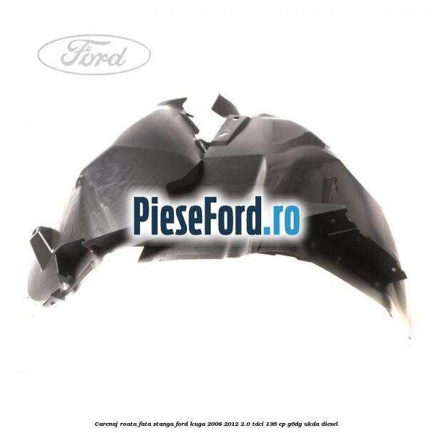 Carenaj roata fata stanga Ford Kuga 2008-2012 2.0 TDCi 136 cp G6DG, UKDA diesel