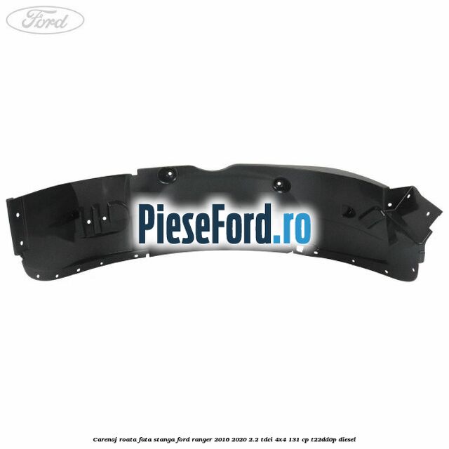Carenaj roata fata stanga Ford Ranger 2016-2020 2.2 TDCi 4x4 131 cp T22DD0P diesel