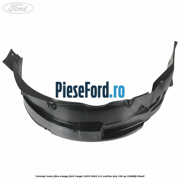 Carenaj roata fata stanga Ford Ranger 2019-2022 2.0 EcoBlue 4x4 130 cp T20DD0J diesel